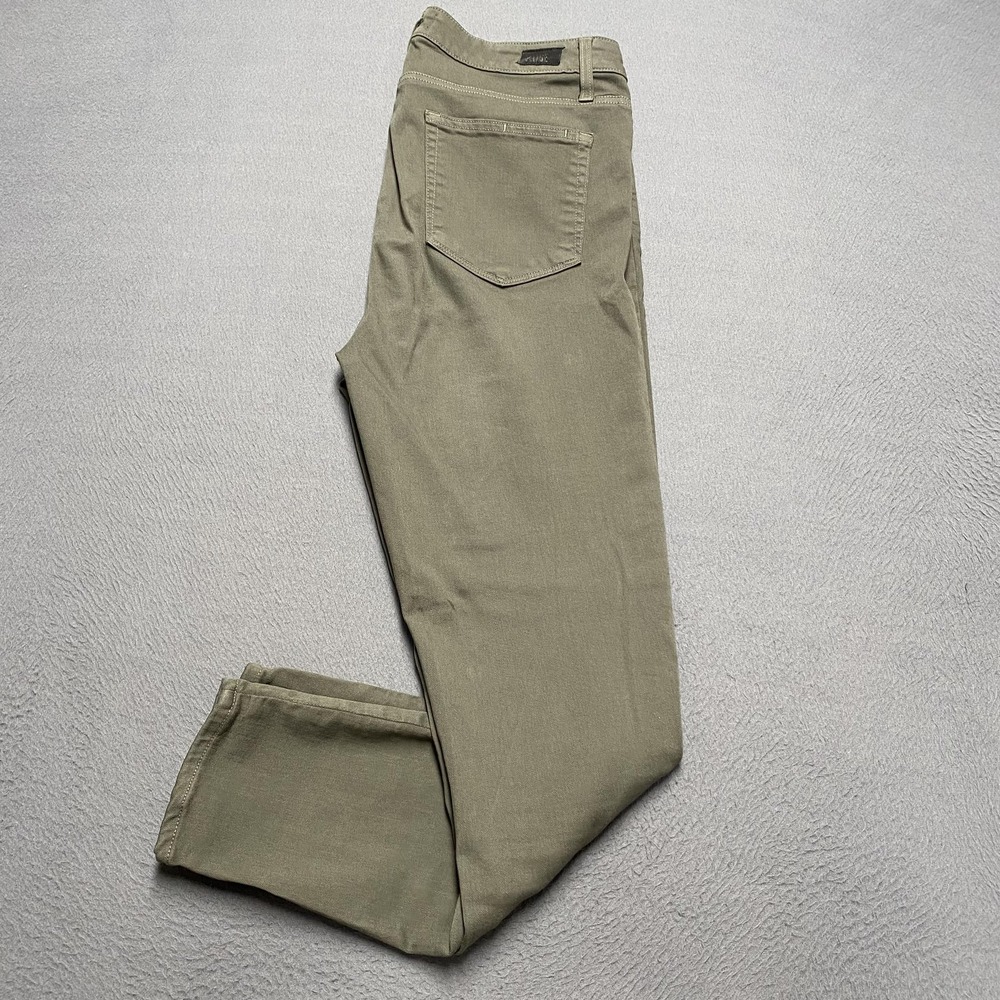 Women's Olive Green Stretch Jeans